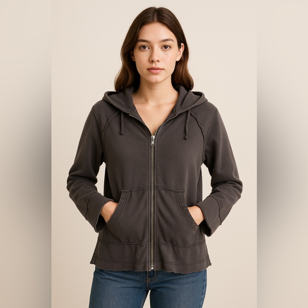 Raw Earth Wild Sky 100% Organic Cotton Hoodie Women's Size‎ M